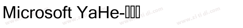 Microsoft YaHe字体转换